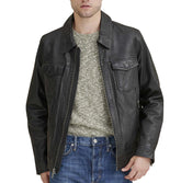 Greg Front Zip Trucker Jacket